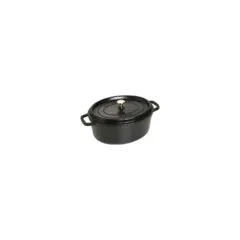 Staub La Cocotte 29cm oval. schwarz. Gusseisen