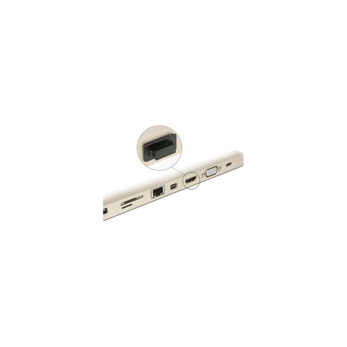 Staubschutz für HDMI-A Buchse mit Griff 10 Stück schwarz — image 2