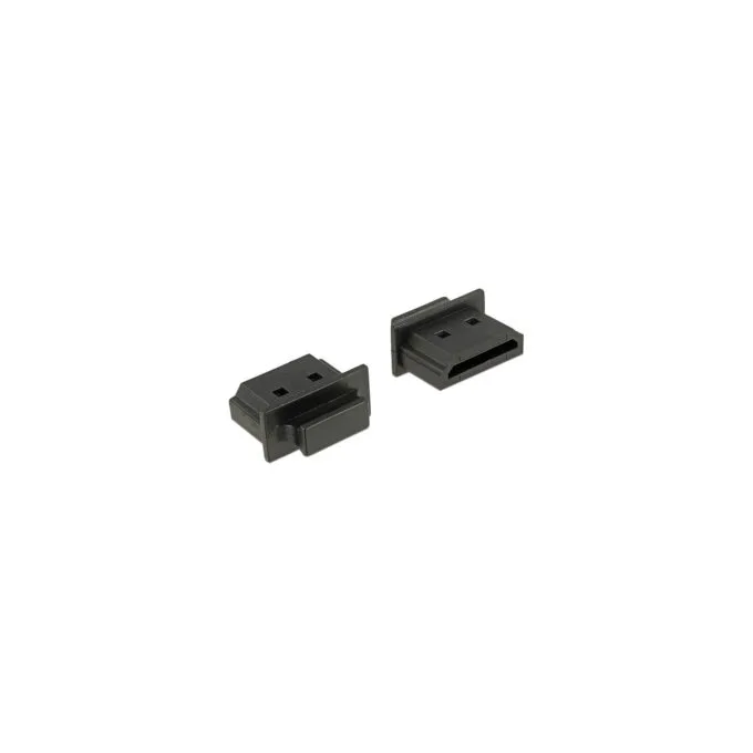 Staubschutz für HDMI-A Buchse mit Griff 10 Stück schwarz — image 1