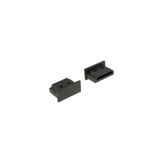 Staubschutz für HDMI micro-D Buchse mit Griff 10 Stück schwarz — image 1