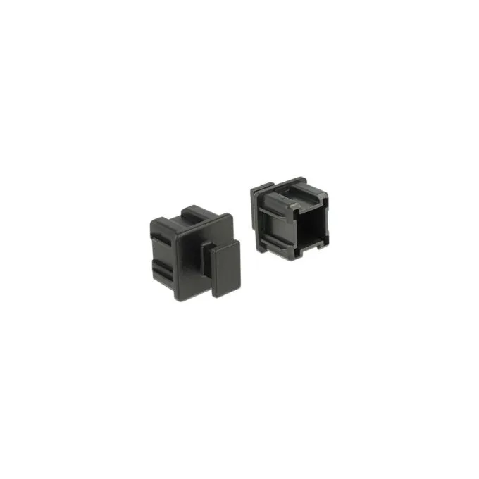 Staubschutz für Mini SAS HD SFF 8644 Buchse mit Griff 10 Stück schwarz — image 1