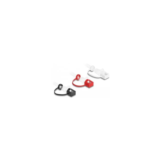 Staubschutz für RJ45 Stecker mit Befestigungsclip 50er Set farbig — image 5