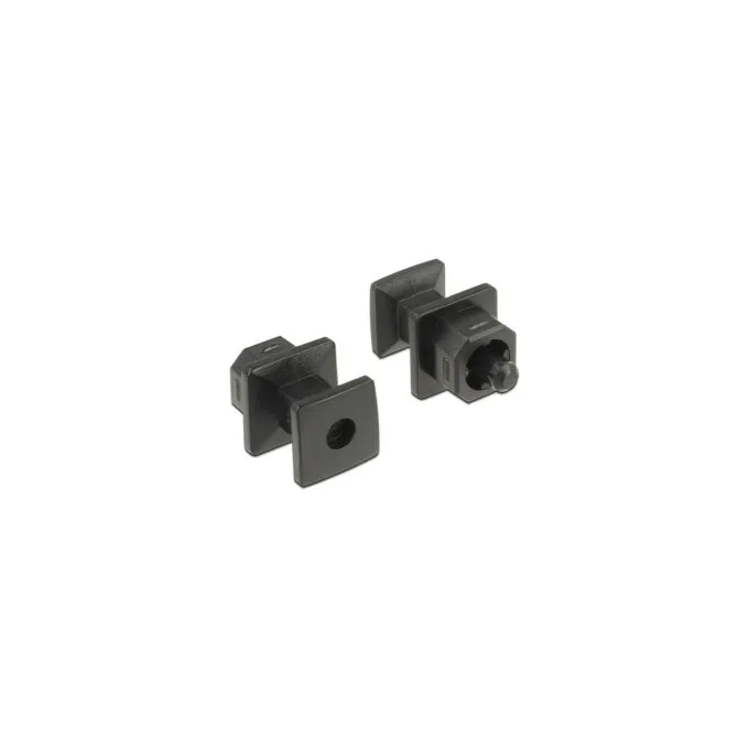 Staubschutz für TOSLINK Buchse mit Griff 10 Stück schwarz — image 1