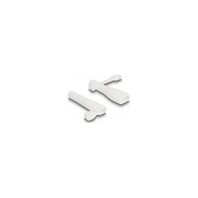 Staubschutz für USB Typ-A Stecker und USB Type-CTM Stecker Set 2 Stück weiß — image 1