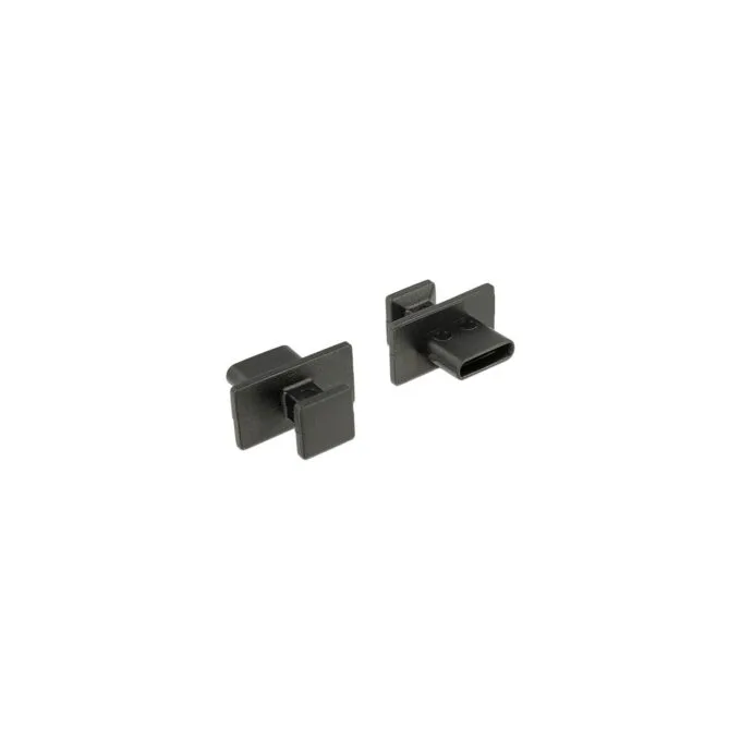 Staubschutz für USB Type-CTM Buchse mit großem Griff 10 Stück schwarz — image 1