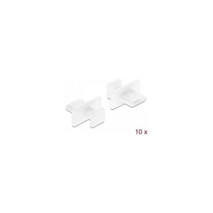 Staubschutz für USB Type-CTM Buchse mit großem Griff 10 Stück weiß — image 1