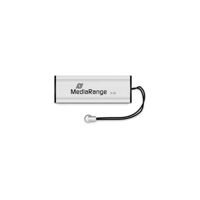STICK 16GB USB 3.2 MEDIARANGE MR915 USB Type-A Micro-USB Dia - Schwarz - Silber — image 2