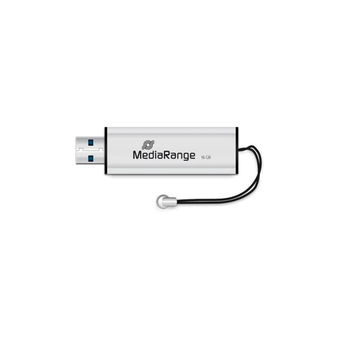 STICK 16GB USB 3.2 MEDIARANGE MR915 USB Type-A Micro-USB Dia - Schwarz - Silber — image 1