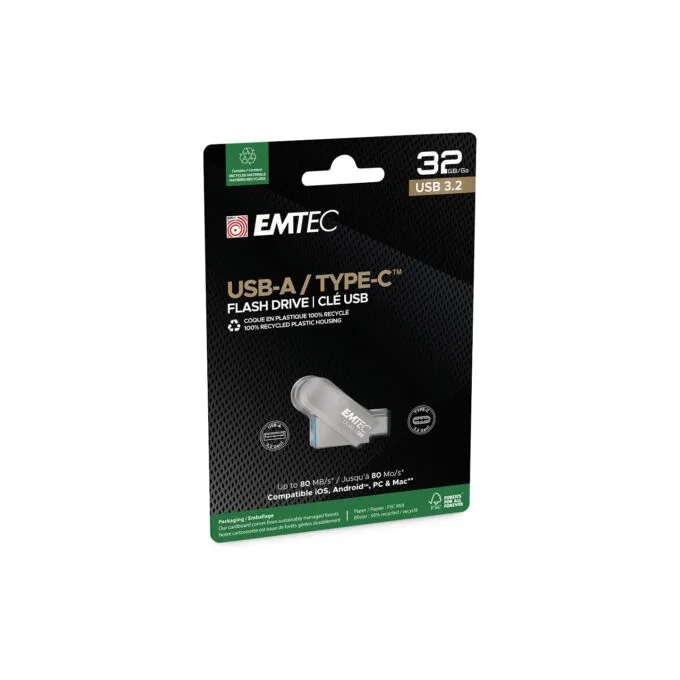 STICK Emtec USB3.2 Type-C Dual D280 32GB — image 3
