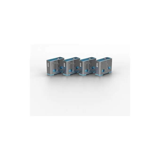 STICK LINDY USB Typ A Portschlösser 4xBlau mit Schlüssel — image 2