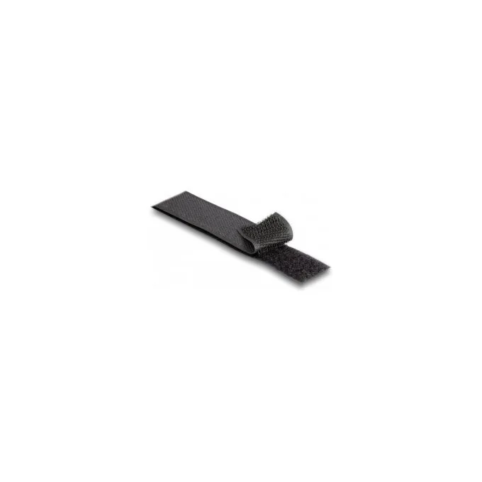 Strapazierfähiges Klettband mit Haft- und Flauschband L 25 m x B 25 mm schwarz — image 3