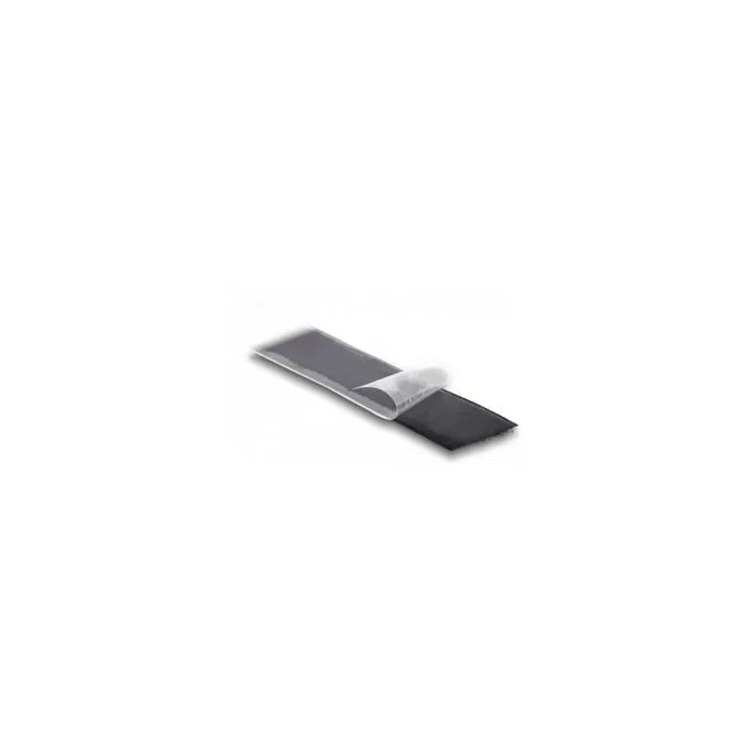 Strapazierfähiges Klettband selbstklebend mit Haft- und Flauschband L 15 m x B 25 mm schwarz — image 2