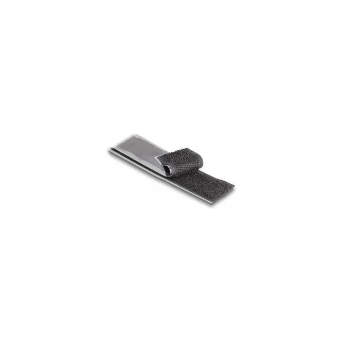 Strapazierfähiges Klettband selbstklebend mit Haft- und Flauschband L 25 m x B 25 mm schwarz — image 4