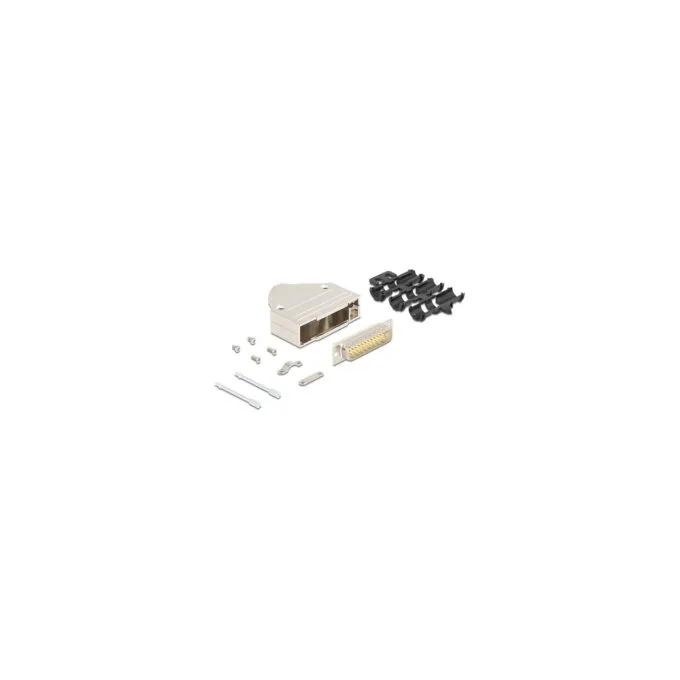 Sub-D Steckergehäuse 25 Pin aus Metall inklusive Steckerverbinder Stecker und Montagematerial — image 1