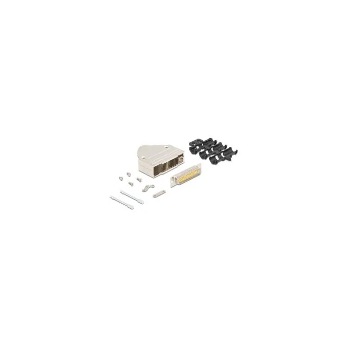 Sub-D Steckergehäuse 44 Pin aus Metall inklusive Steckerverbinder Stecker und Montagematerial — image 1