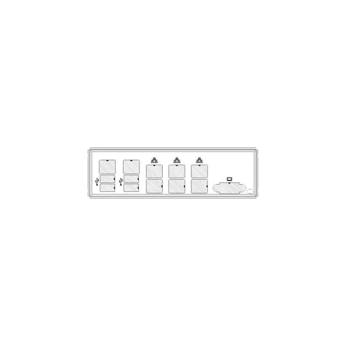 Super Micro Supermicro I O Shield - System-E A-Abdeckplatte — image 3
