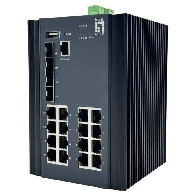 Switch 20x GE IGU-2071 16x 1GbE.4x 2.5GbE SFP sw — image 1