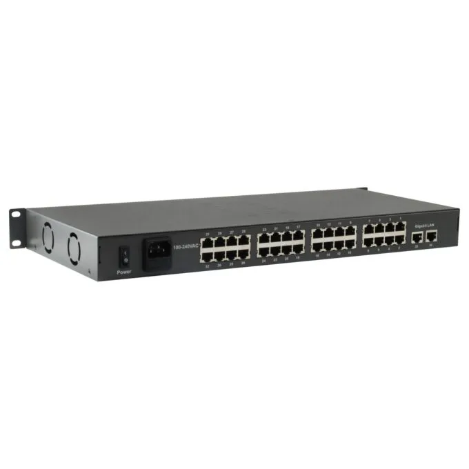 Switch 34x FE FGP-3400W250 2xGE 19' 250W 32xPoE — image 6