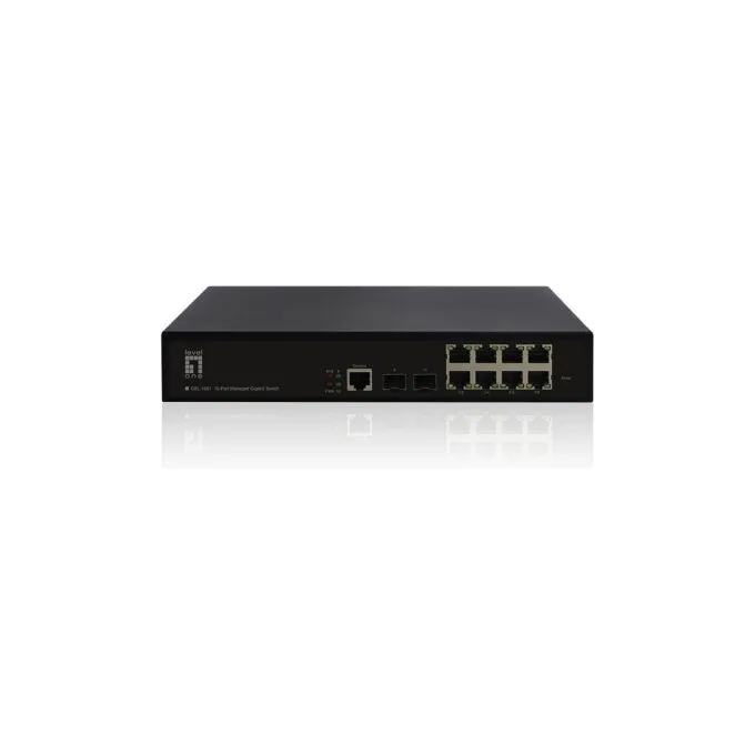 Switch 8x GE GEL-1061 2xGSFP 19' — image 1