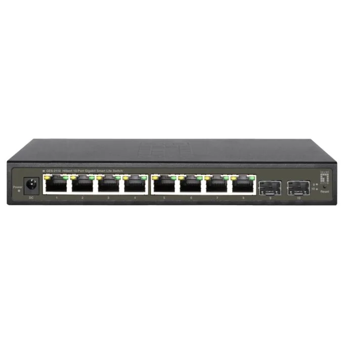 Switch 8x GE GES-2110 2xGSFP Hilbert — image 1