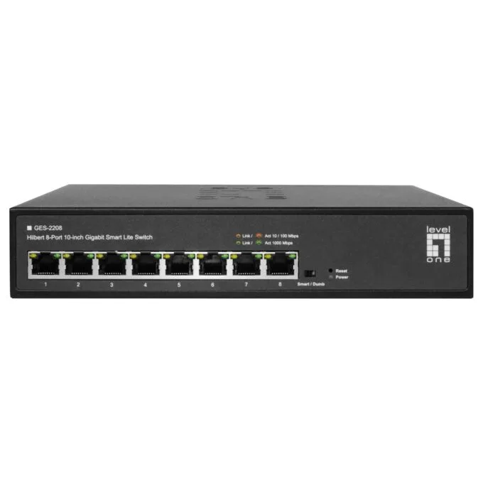 Switch 8x GE GES-2208 Hilbert 10' — image 1