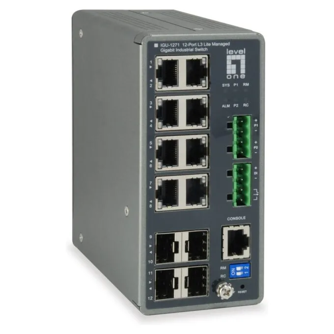 Switch 8x GE IGU-1271 4xGSFP 8xPoE — image 1