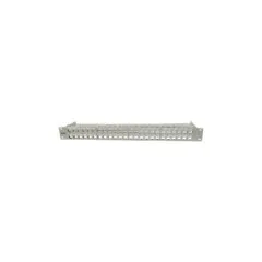 Synergy21 Keystone. Modulträger. 19Patchpanel für 48xTP-Modul. 1HE(t95mm). Lichtgrau