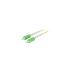 Synergy21 LWL-1-Faser-Patchk. 0.5mtr.SC(APC)-SC(APC). 9 125u. OS2. G657A2. AD2mm. flexible Knickschutztülle