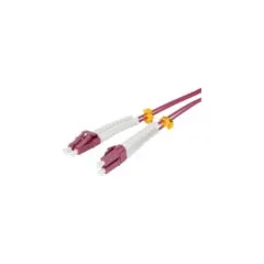 Synergy21 LWL-2-Faser-Patchk. 1.5mtr.LC-LC. 50 125um.OM4. AD2mm. flexible Knickschutztülle.