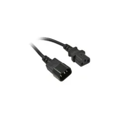 Synergy21 Netzkabel 230V Kaltgeräte IEC-C13(Buchse) Kaltgeräte IEC-C14(Stecker). 0.5m