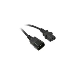 Synergy21 Netzkabel 230V Kaltgeräte IEC-C13(Buchse) Kaltgeräte IEC-C14(Stecker). 2m. .