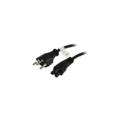 Synergy21 Netzkabel 230V Schweiz(Stecker)J12 Kaltgeräte C5(Buchse.Michymouse). 1.8m. Black.