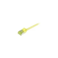 Synergy21 Patchkabel RJ45. CAT6A 500Mhz. 0.15m. gelb. S-STP(S FTP). slimline rund d4.5mm. TPE LSZH(Superflex). AWG28...