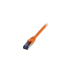 Synergy21 Patchkabel RJ45. CAT6A 500Mhz. 0.15m. orange. S-STP(S FTP). TPE LSZH(Superflex). AWG26.