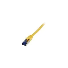 Synergy21 Patchkabel RJ45. CAT6A 500Mhz. 0.5m. gelb. S-STP(S FTP). TPE LSZH(Superflex). AWG26.