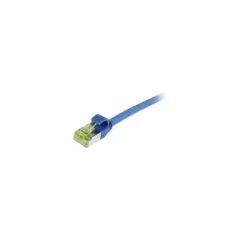 Synergy21 Patchkabel RJ45. CAT6A 500Mhz. 10m. blau. S-STP(S FTP). slimline rund d4.5mm. TPE LSZH(Superflex). AWG28. ...