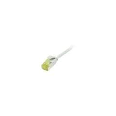 Synergy21 Patchkabel RJ45. CAT6A 500Mhz. 10m. grau. U FTP. slimline rund d3.8mm. TPE LSZH(Superflex). AWG32. mit CAT...