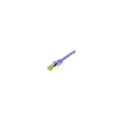 Synergy21 Patchkabel RJ45. CAT6A 500Mhz. 2m. lila. S-STP(S FTP). TPE LSZH(Ultraflex). AWG26. mit CAT7 Rohkabel.