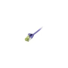 Synergy21 Patchkabel RJ45. CAT6A 500Mhz. 3m. lila. U FTP. slimline rund d3.8mm. TPE LSZH(Superflex). AWG32. mit CAT7...