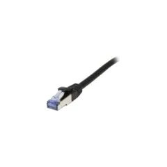Synergy21 Patchkabel RJ45. CAT6A 500Mhz. 3m. schwarz. S-STP(S FTP). AWG26. LSZH.