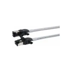 Synergy21 Patchkabel RJ45, CAT6A 500Mhz, 7,5m, grau, S FTP, slimline rund d4,5mm, TPE LSZH(Superflex), AWG28, mit CA...