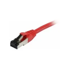 Synergy21 Patchkabel RJ45, CAT8.1 2000Mhz, 1,0m, rot, S-STP(S FTP), TPE LSZH(SuperFlex), AWG26,