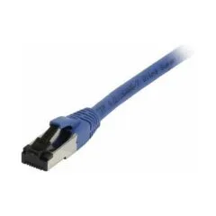 Synergy21 Patchkabel RJ45, CAT8.1 2000Mhz, 1,5m, blau, S-STP(S FTP), TPE LSZH(SuperFlex), AWG26,