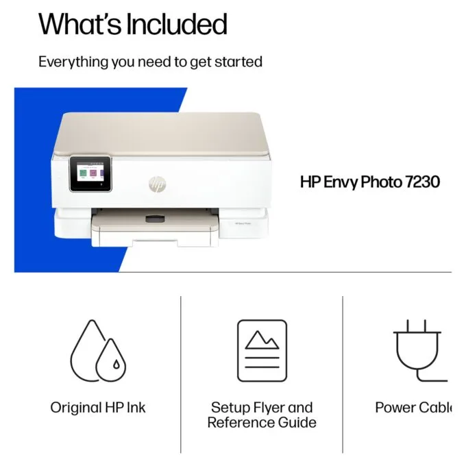 T HP Envy Photo 7230 Tintenstrahl-Multifunktionsdrucker — image 5