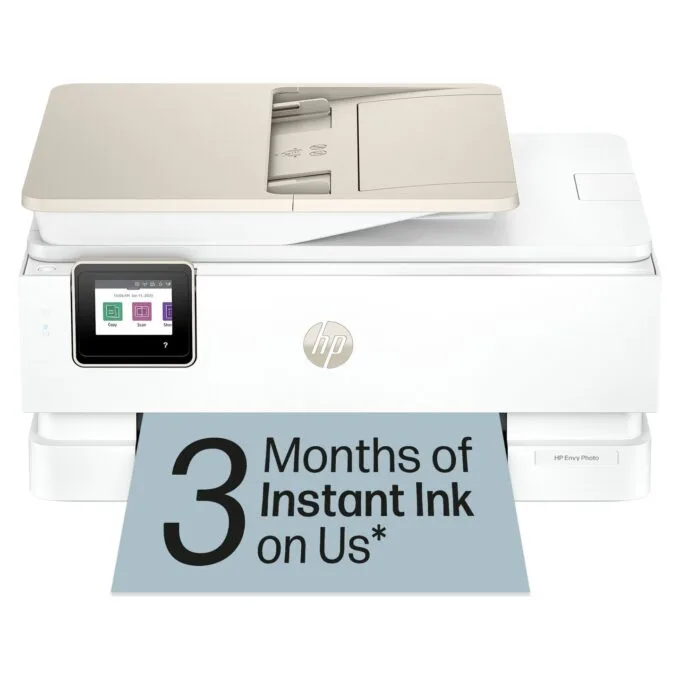 T HP Envy Photo 7930 All-in-One Color Inkjet 10ppm Print Scan Copy Photo Printer USB 2.0 Wi-Fi — image 16