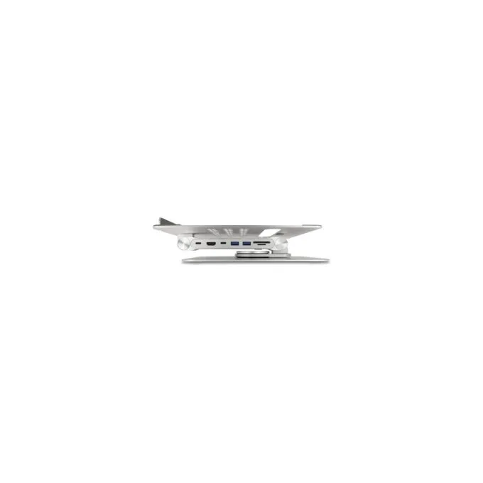 Tablet und Notebook Ständer mit eingebauter Dockingstation 4K - HDMI Kartenleser Hub PD 3.0 90 W - 360° drehbar — image 4