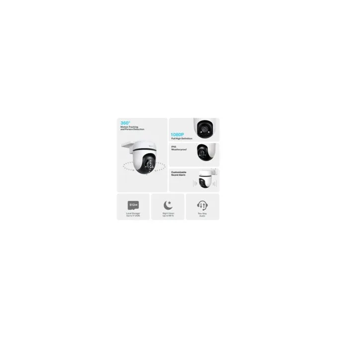 Tapo TC40 V1 Outdoor 1920 x 1080 Network Surveillance Camera — image 2