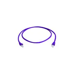 Telegärtner Patchkabel S FTP, Cat.6A, LSOH, lila, 1 m