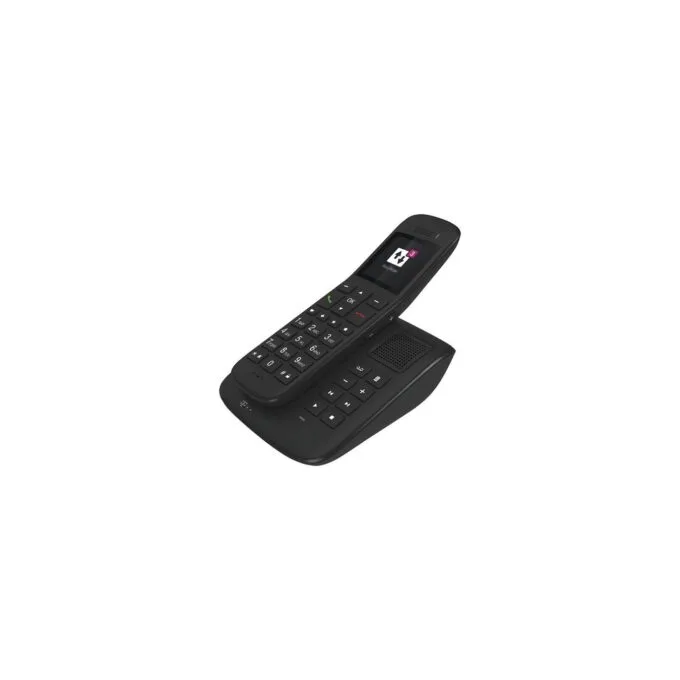 Telekom Sinus A32 Grotastenschnurlostelefon mit Anrufbeantworter ebenholz — image 1