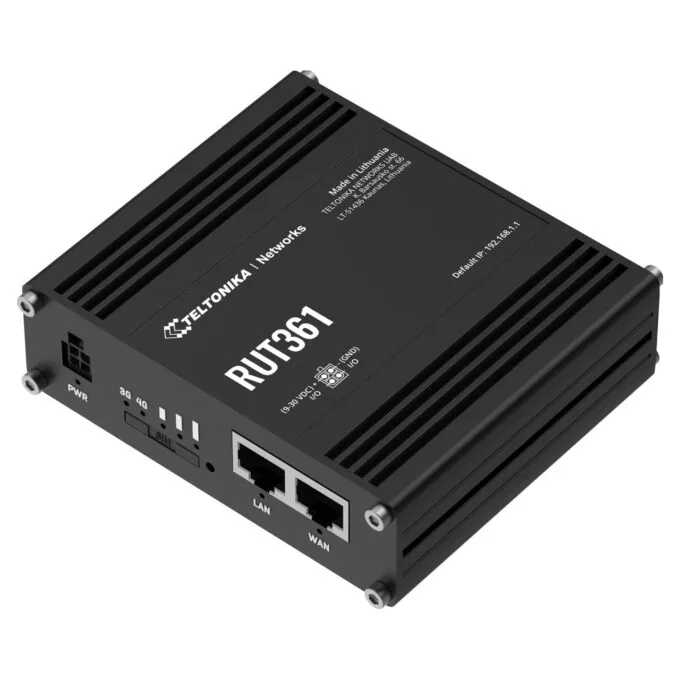 Teltonika · Router · RUT361 · Kompakter-4G LTE CAT6 Router — image 1